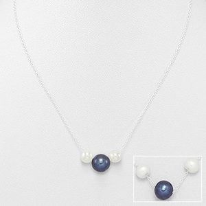 056A 🆕 925 Silver Freshwater Pearl Necklace